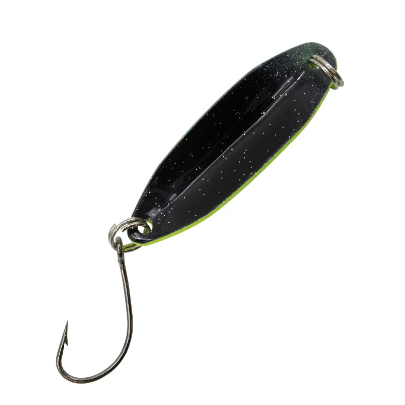 Troutlook Forellen Spoon Wave 3,11cm - 3,3g - Yellow-Black UV