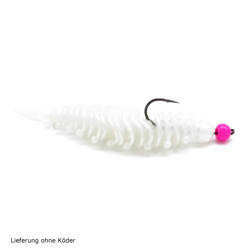 Troutlook Forellen Tungsten Jig spezial Hook 4 Stück - Gr. 6 - 4,6mm - Fluo-Pink