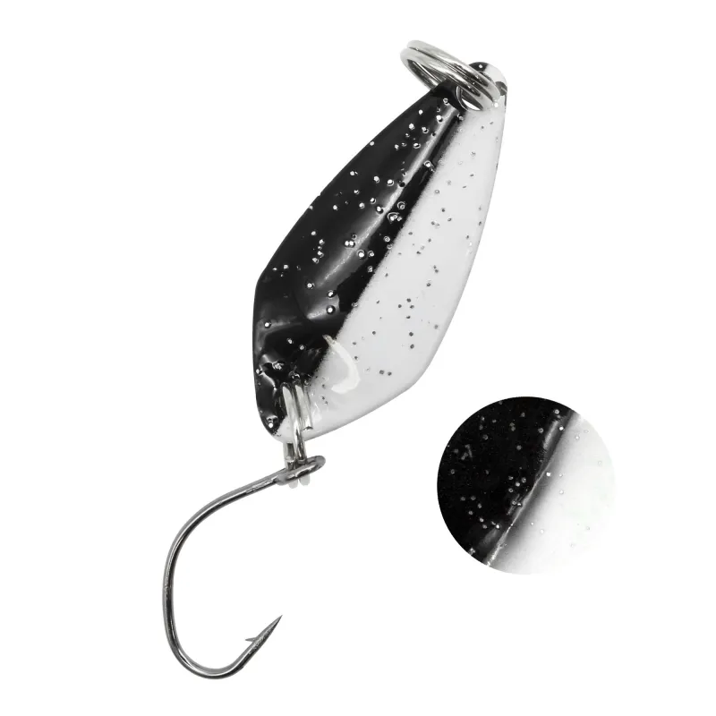 Troutlook Forellenkelle Spoon 2,2g - black/white