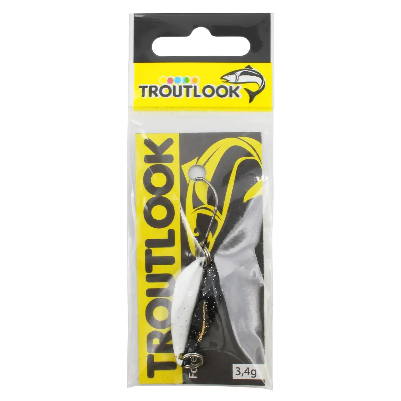 Troutlook Forellenkelle Spoon 3,4g - black/white