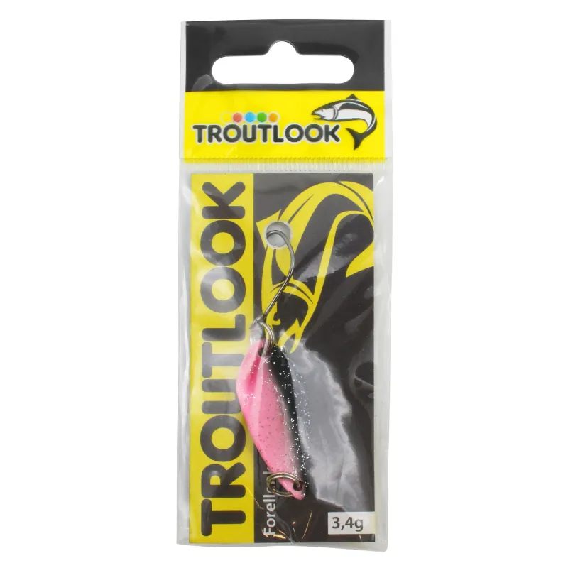 Troutlook Forellenkelle Spoon 3,4g - red dotted/black/white