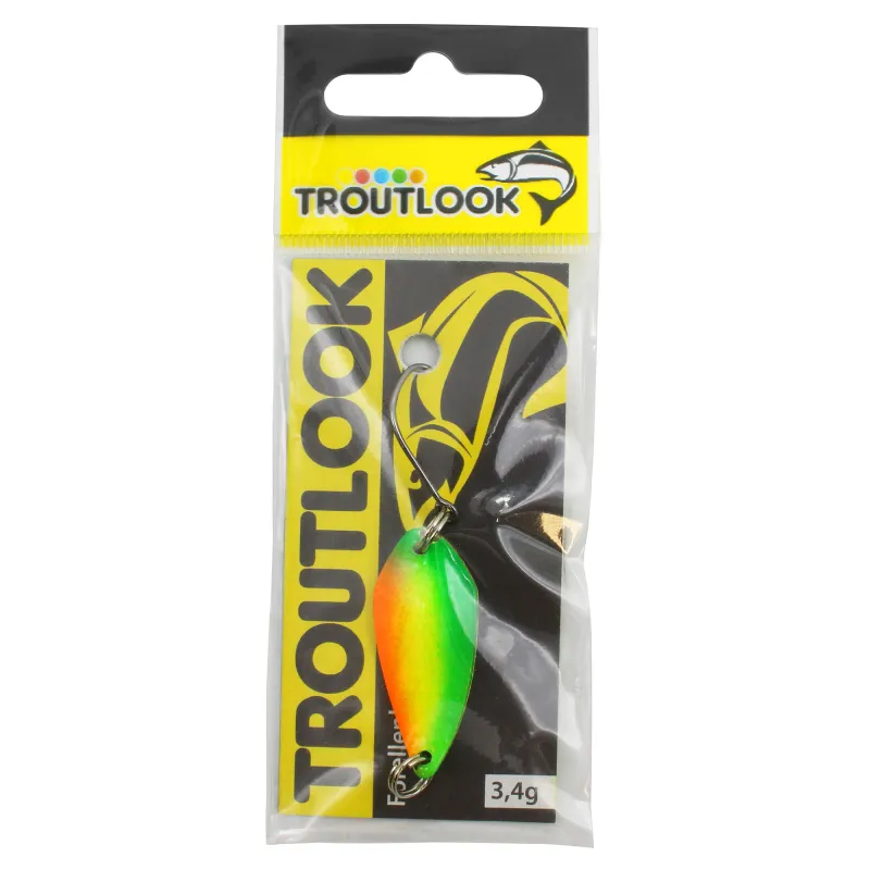 Troutlook Forellenkelle Spoon 3,4g - red/green/yellow