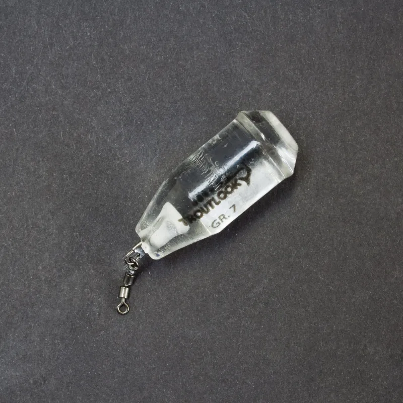 Troutlook Ghost Glasgewicht Drop mit Wirbel 7g