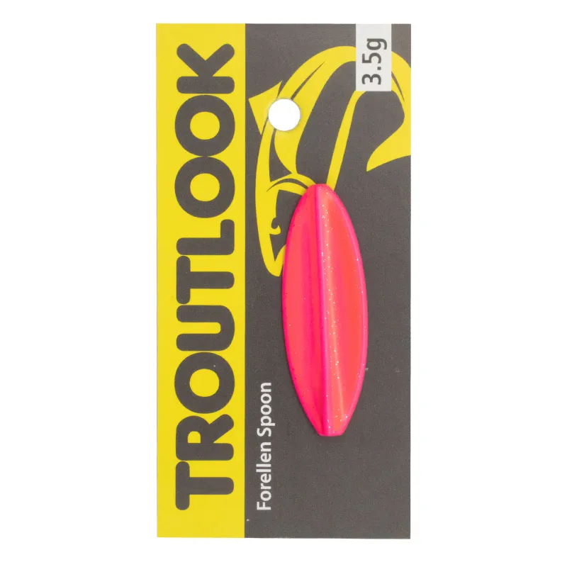 Troutlook Hurricane Inline Spoon 4,00cm - 3,5g - Black.Pink UV