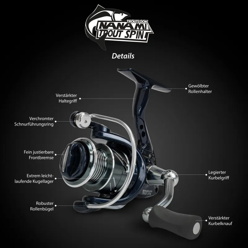 Troutlook Nanami Trout Spin Combo