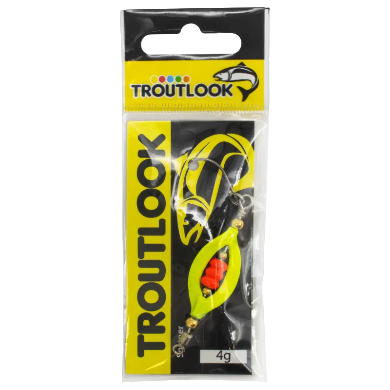 Troutlook Spinner 4g - Yellow