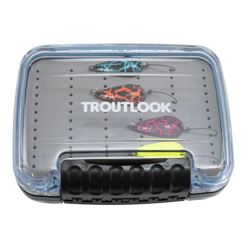 Troutlook Spoon Set 1 mit Forellen Spoon Box