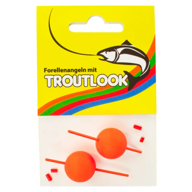 Troutlook Steckpilot rot - 18mm - 2 Stück