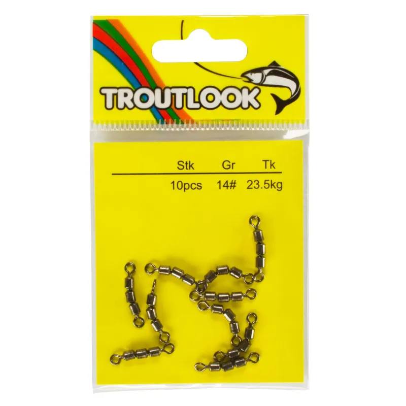 Troutlook Tremarella Forellen Dreifachwirbel Gr. 14 - 23,5Kg - 10 Stück