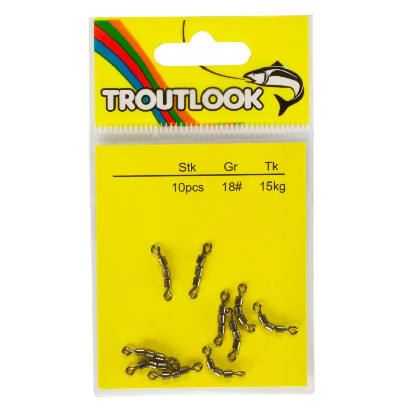 Troutlook Tremarella Forellen Dreifachwirbel Gr. 18 - 15,0Kg - 10 Stück