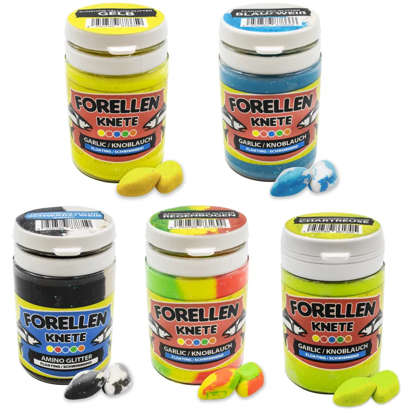 Troutlook Trout Bait Forellenknete Mix-Pack 5 Stück