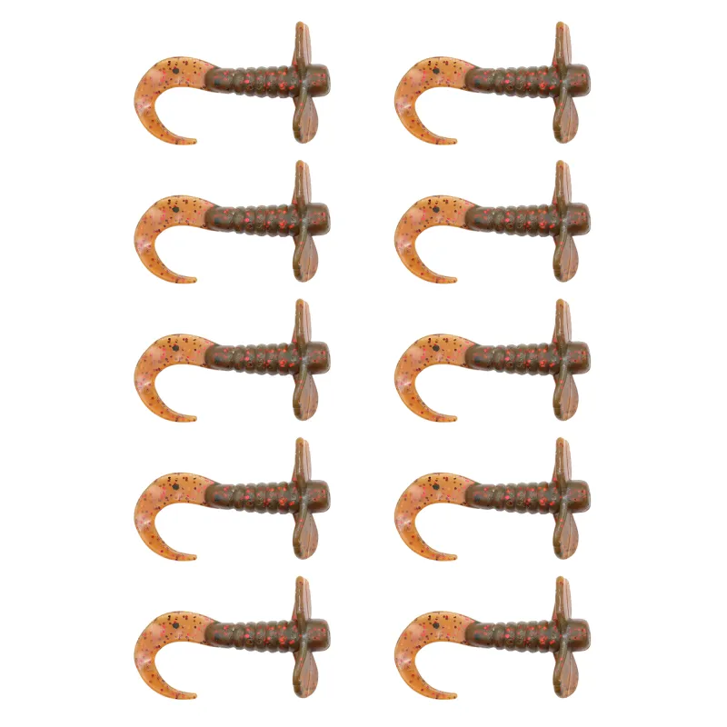 Troutlook Trout Twister 10 Stück - 3cm - Pellet Red Flakes