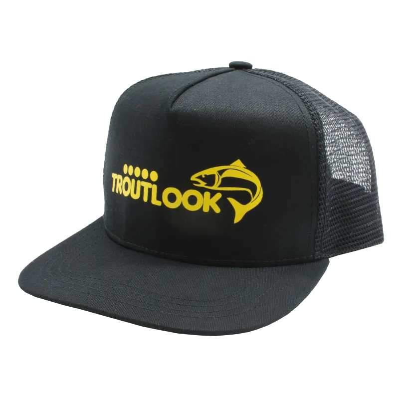Troutlook Trucker Cap Troutlook schwarz/gelb