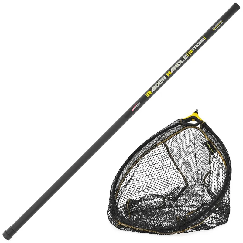 Tubertini Lifter Rubber & Raider Handle Strong Big - 45 x 35cm - inkl. Kescherstange 2,00m