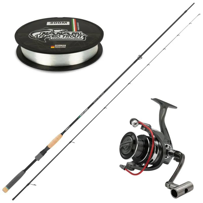 Tubertini Spinnset Perch 2,23m- 2-12g - FD2000 - 80m-0,15mm