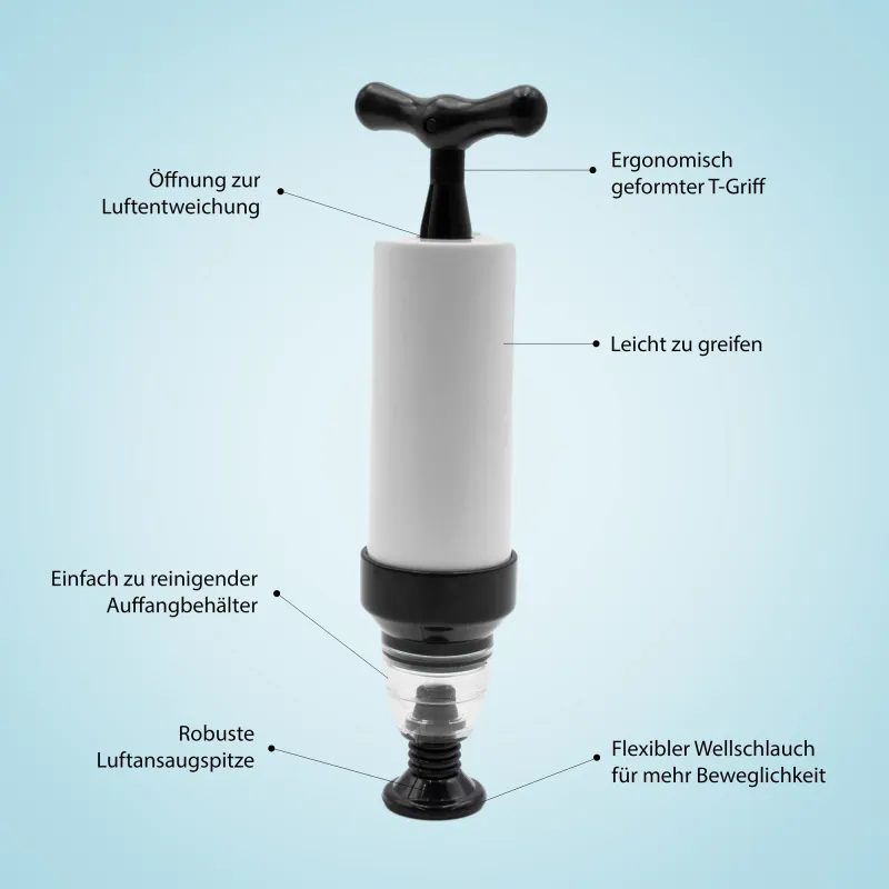 Vakuumierbeutel Handpumpe