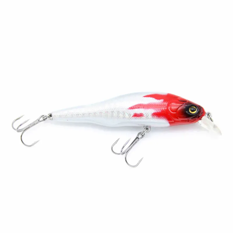 Viper Pro Flat Minnow 8,00cm Bloody Head 8cm - Bloody Head - 11g - 1Stück