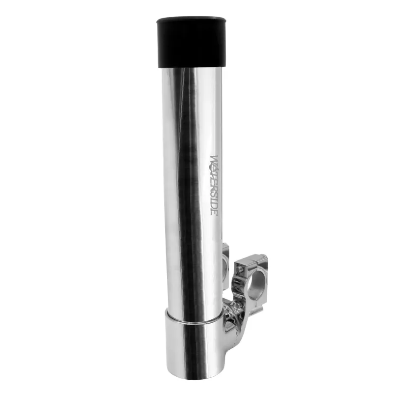 Waterside Bootsrutenhalter Edelstahl Reling Verstellbar silber - 31,5cm