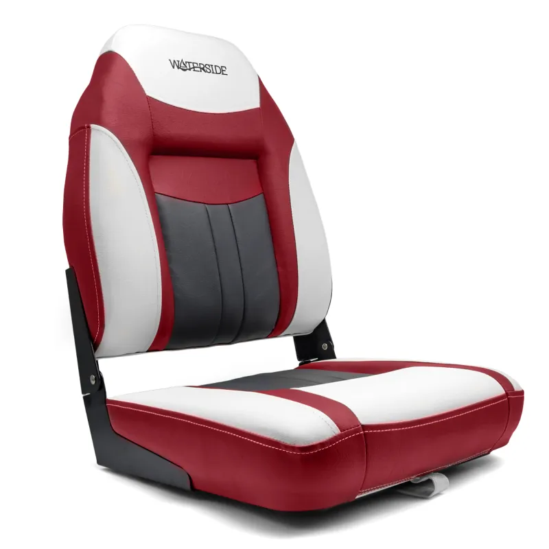 Waterside High back boat seat with pocket 23.6"x16.2" x15.4"