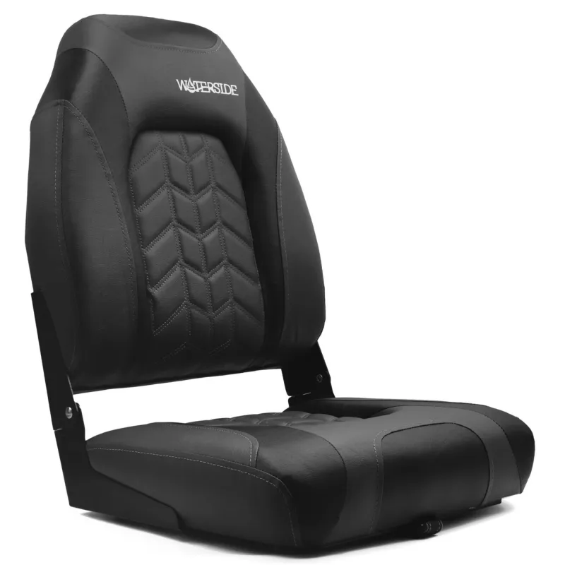Waterside Luxus Low Back Bootssitz - Douglas - Dark Series charcoal-black
