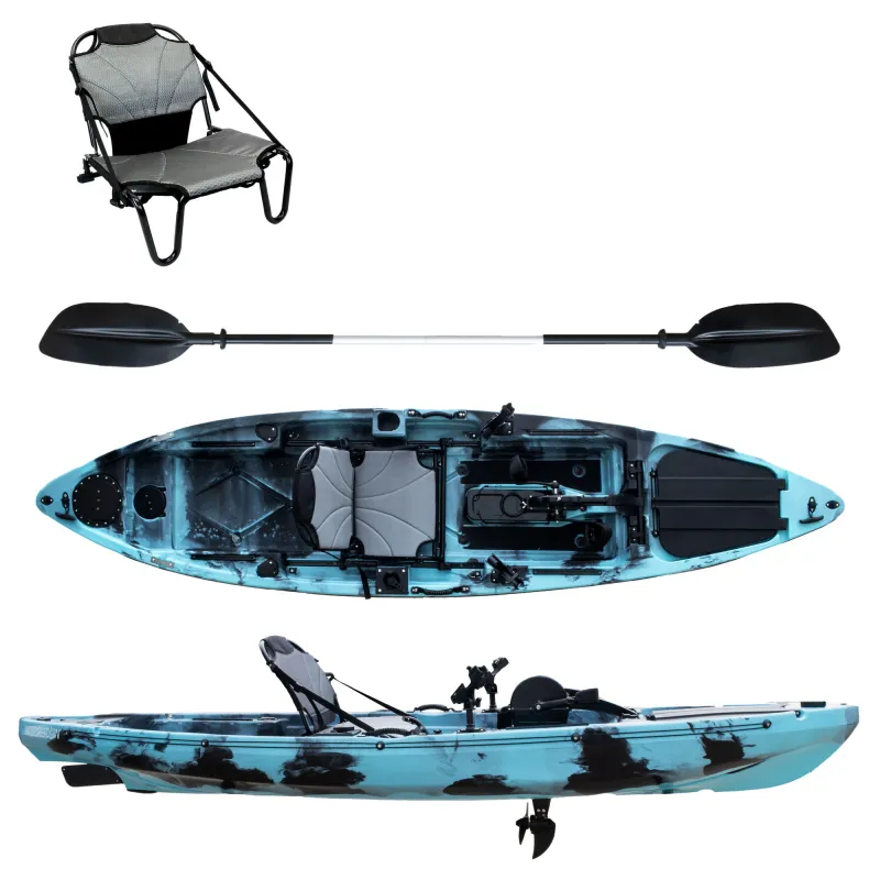 Waterside Pedal Kajak "Catch" 3.65 Carribean Blue