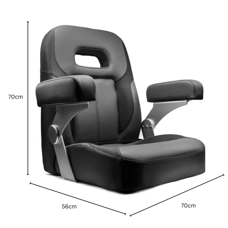 Waterside Reclining Captain mit Armlehnen 27.95"H x 28.15"W(including armrests) x 18.11"D