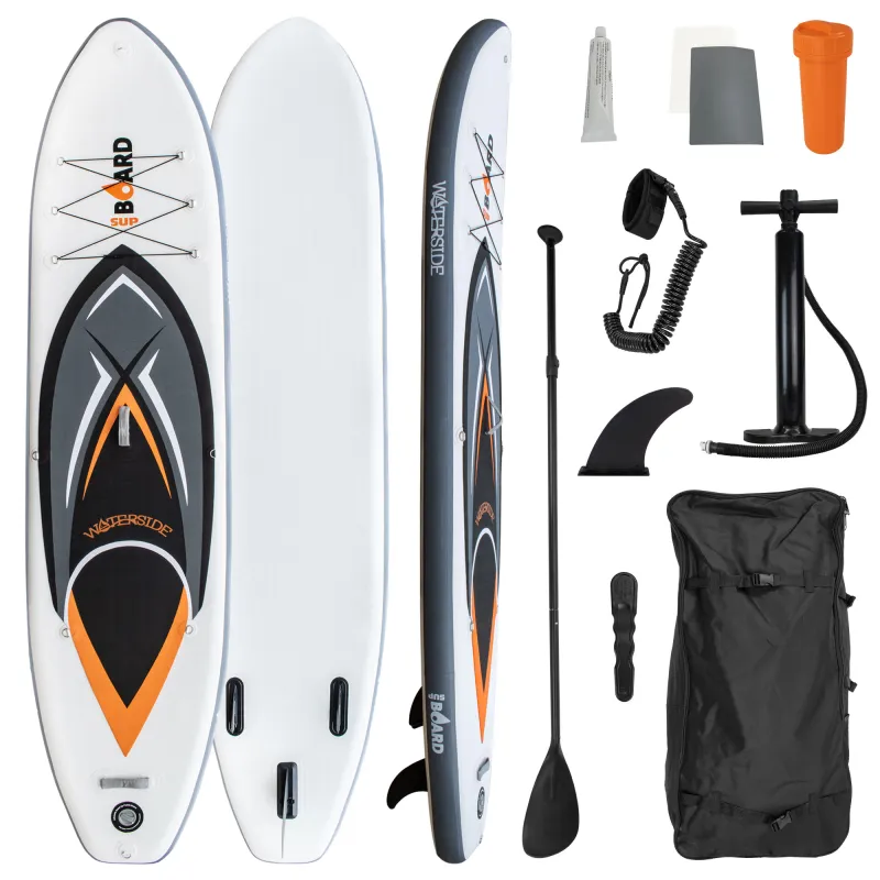 Waterside SUP 3.0 X-Bay white Edition weiß - 3,00m x 0,76m x 0,15m