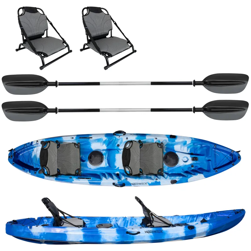 Waterside Tandem-Kajak "Family" blau