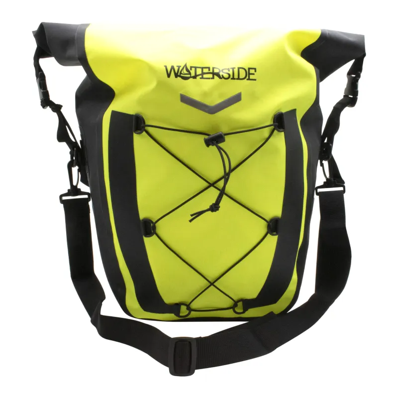 Waterside Wasserfeste Fahrradtaschen (Paar) "Bikecase" 2x15Liter - 30 x 12 x 35 cm - gelb