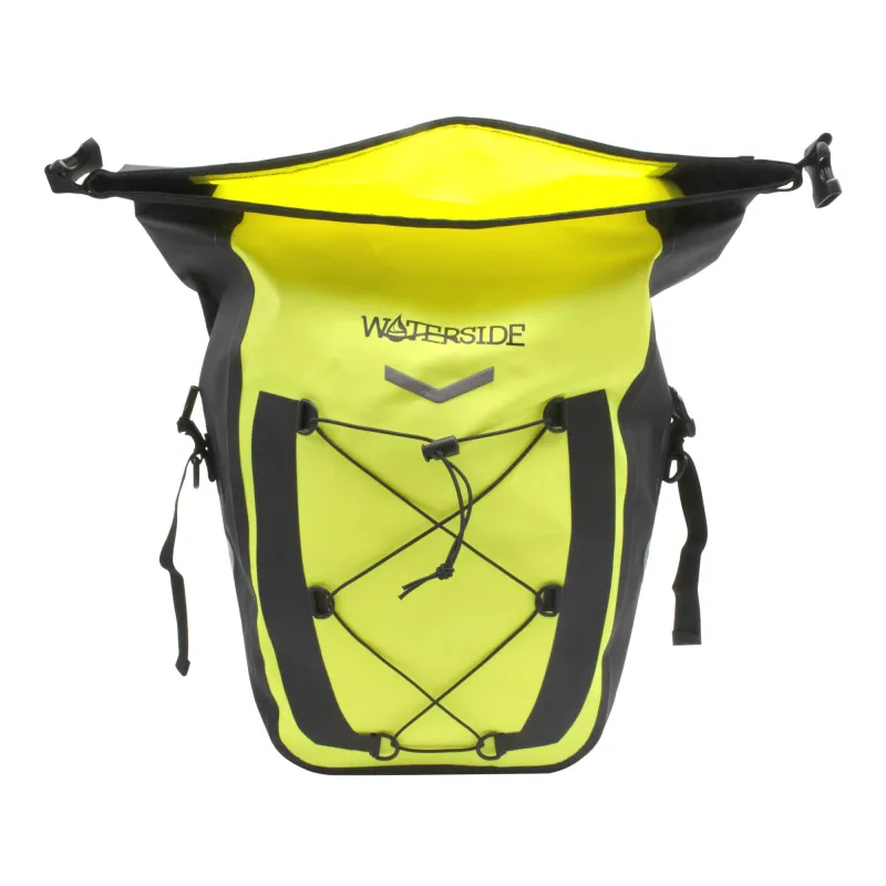 Waterside Wasserfeste Fahrradtaschen (Paar) "Bikecase" 2x15Liter - 30 x 12 x 35 cm - gelb