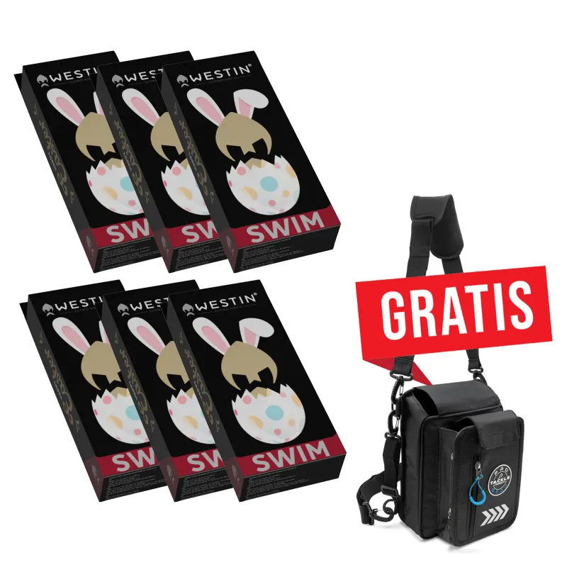 Westin 6x Swim Glidebait Easter Edition 2026 + *GRATIS* Leg Bag