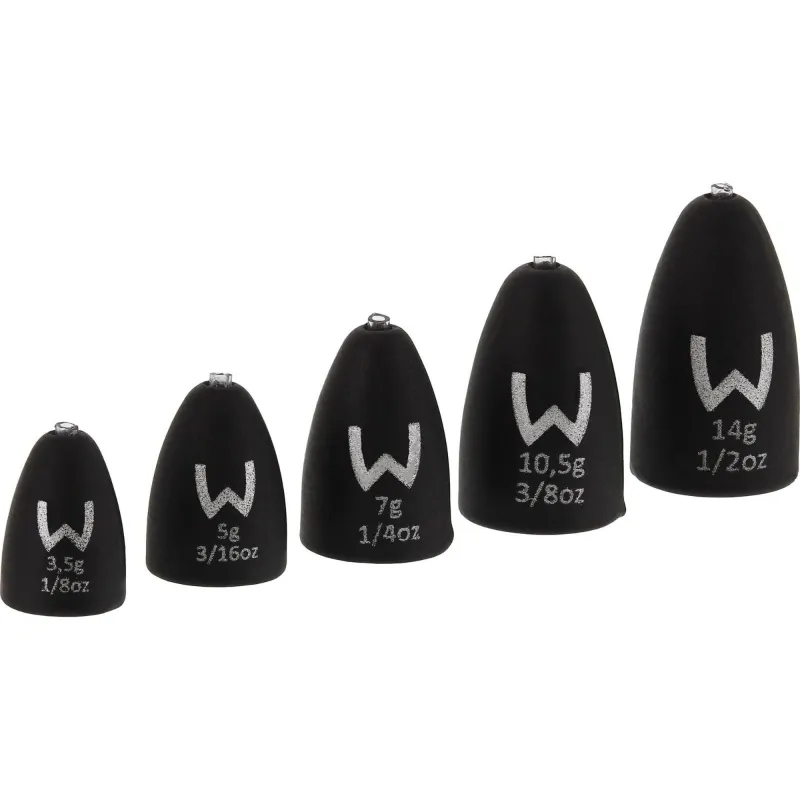 Westin Add-It Tungsten Bullet Matte Black - 7g - 2 Stück