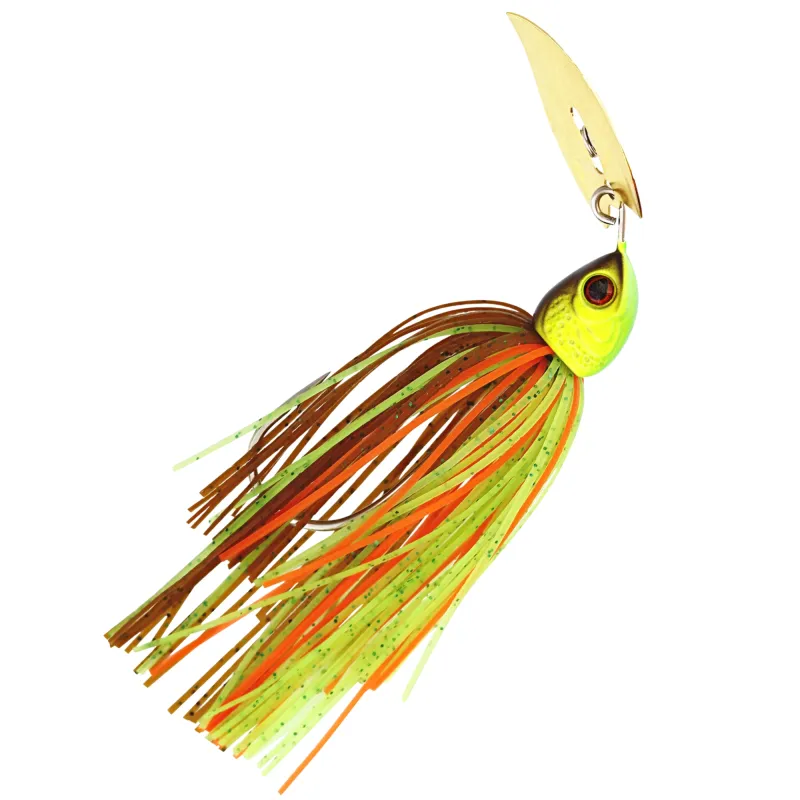 Westin Bladebite V2 Tungsten Bladed Jig Brown Chartreuse - Gr.2/0 - 9g - 1 Stück