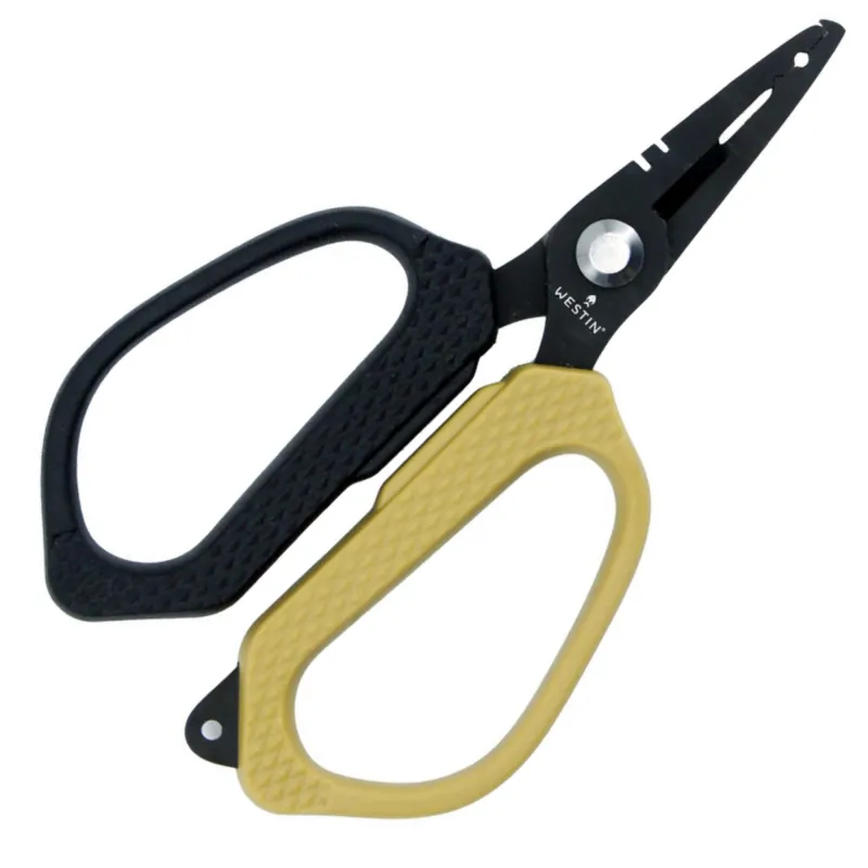 Westin Braid Scissor & Splitring Plier Stainless Black Sand - 12,5cm