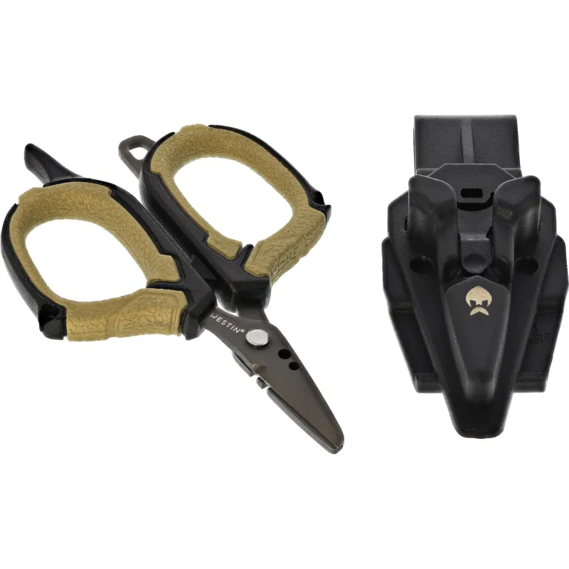 Westin Braid Scissors incl. Sheath Black Sand - 8,9cm