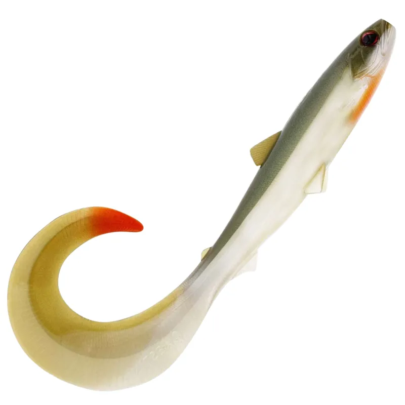 Westin BullTeez Curltail 8cm - Bass Orange - 3g - 3 Stück