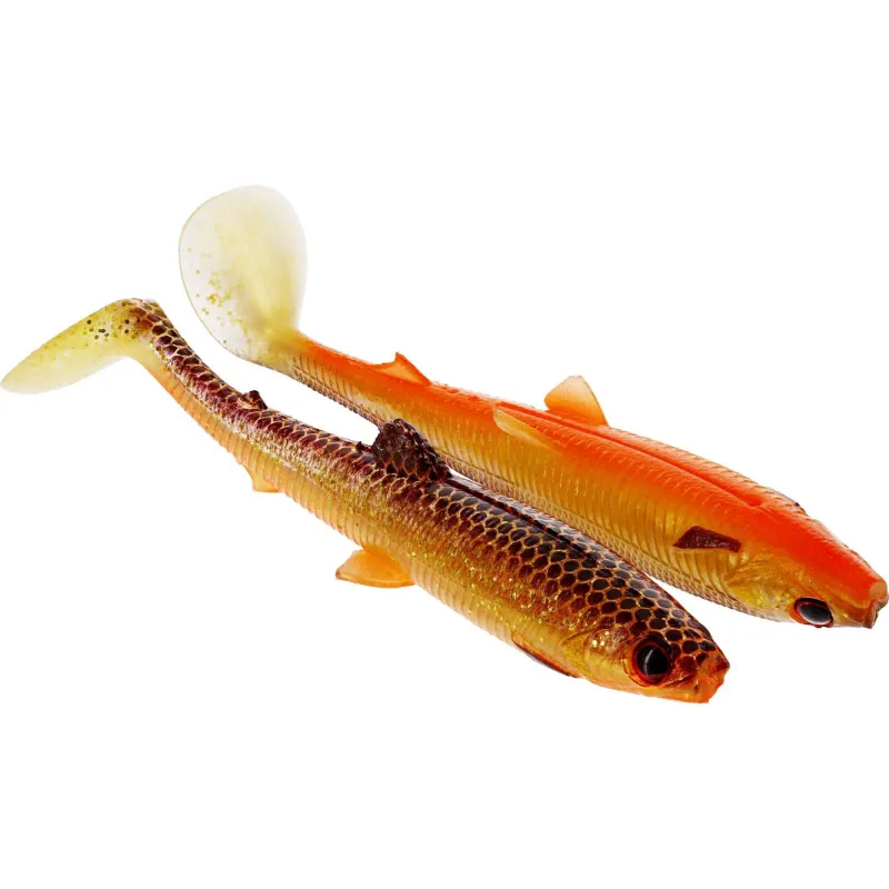 Westin BullTeez Shadtail Fireflash - 9,5cm - 7g - 2 Stück