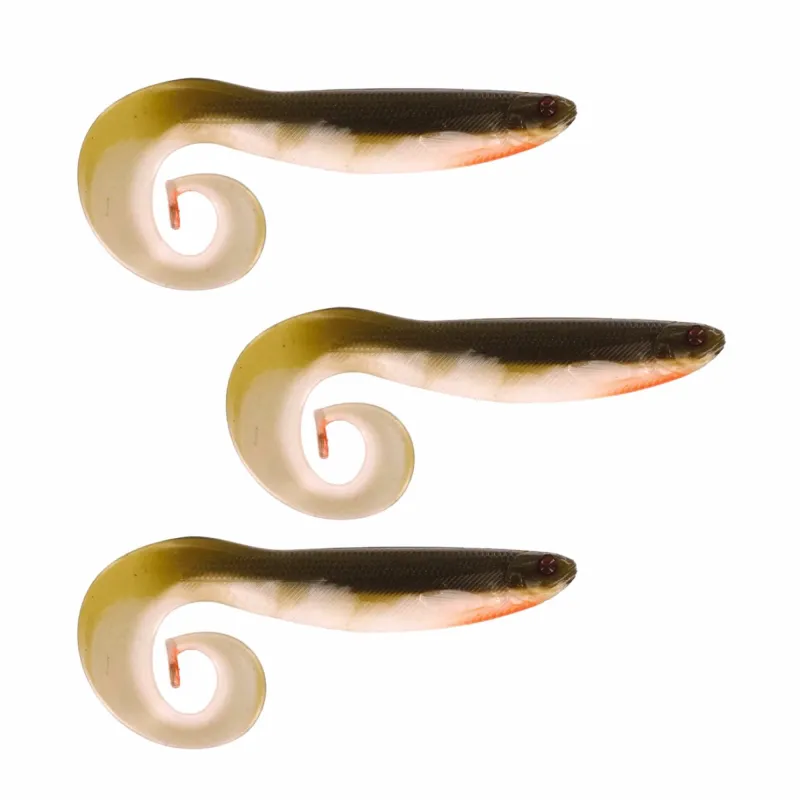 Westin CurlTeez 7cm - Bass Orange - 3.5g - 3 Stück
