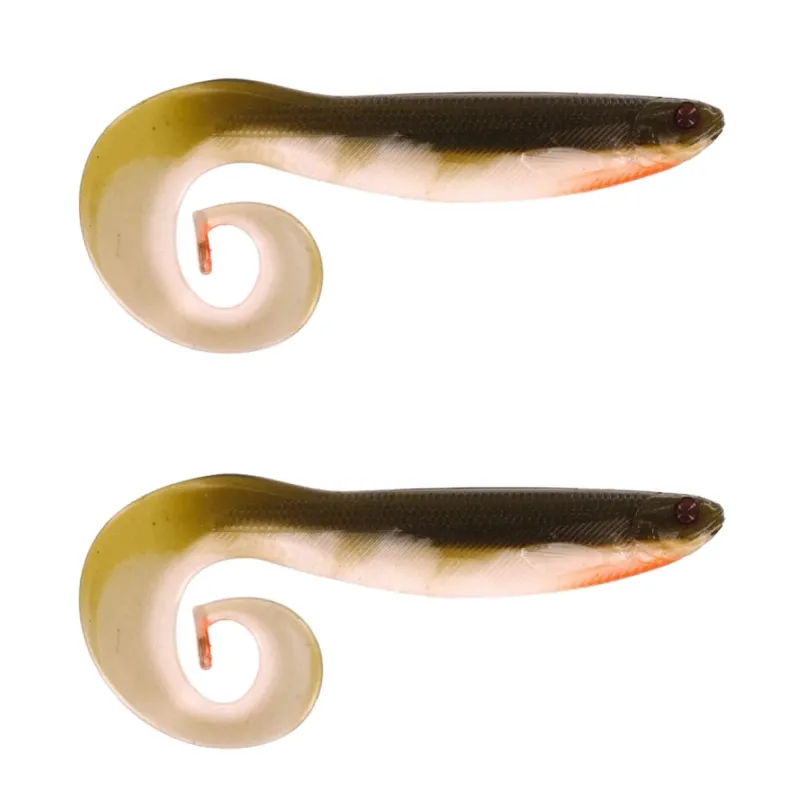 Westin CurlTeez 8.5cm - Bass Orange - 6g - 2 Stück