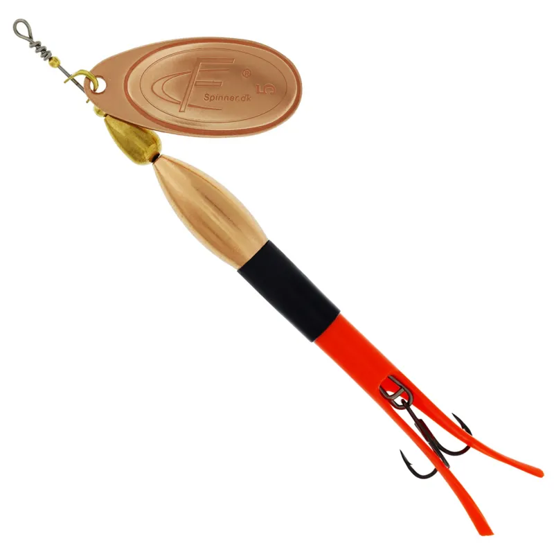 Westin FC Bullet Black/Flouro Orange/Copper Blade - 30g - #5 - 1 Stück