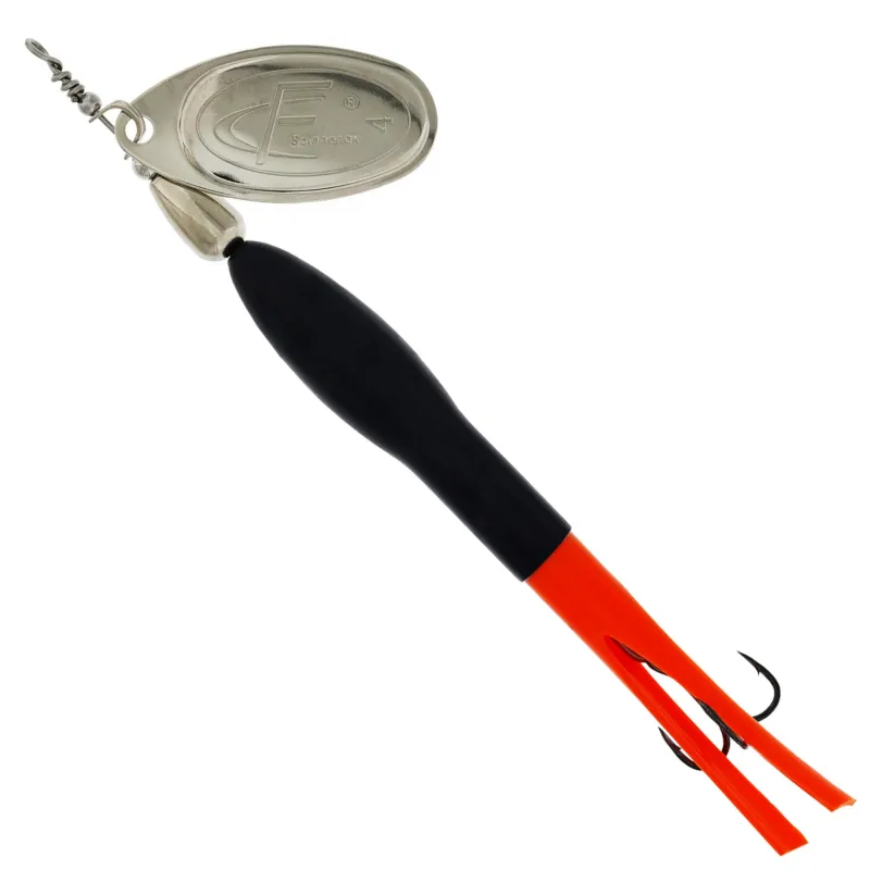 Black/Flouro Orange/Silver Blade