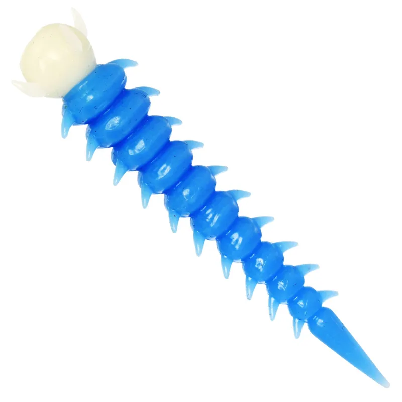 Westin Greedy Worm Baby Blue/White - 5,5cm - Banana