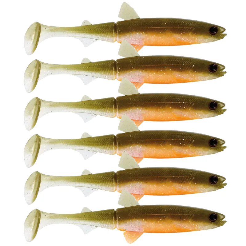 Westin HypoTeez Shadtail 6.5cm - Dirty Harbor - 2g - 6 Stück