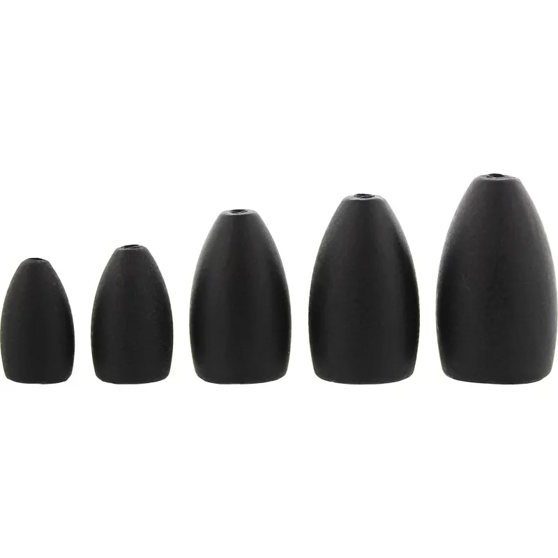 Westin Lead Bullet Weights Matte Black - 5g - 4 Stück