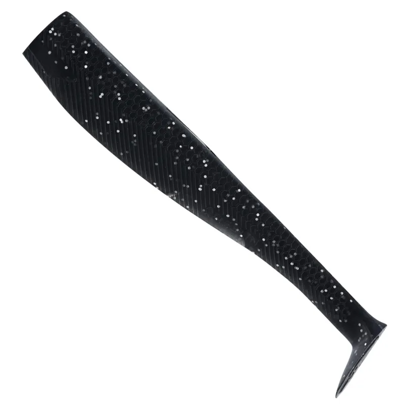 Westin Magic Minnow Weedless Jig Spare Body Black Silhouette - 12cm - 13g - 3 Stück