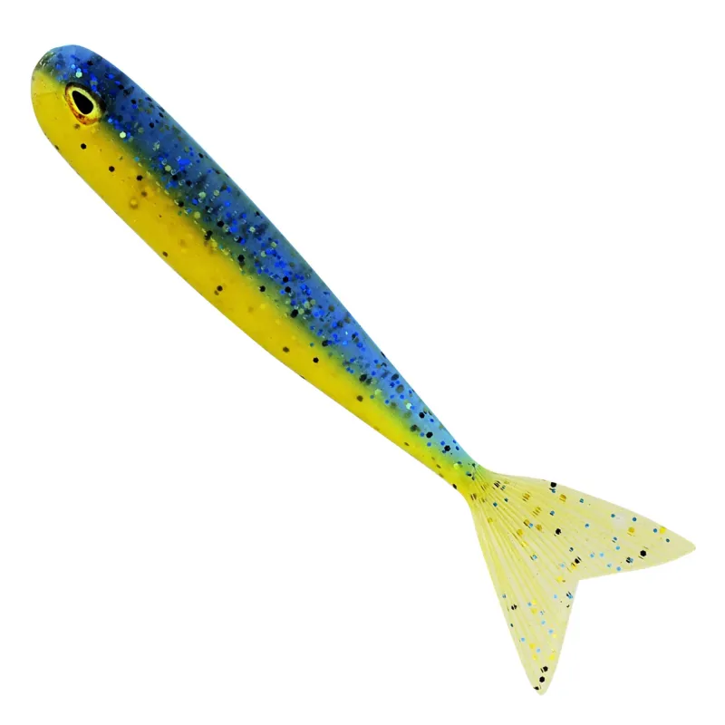 Westin MegaTeez V-Tail Blue N' Yellow - 5cm - 1g - 4 Stück