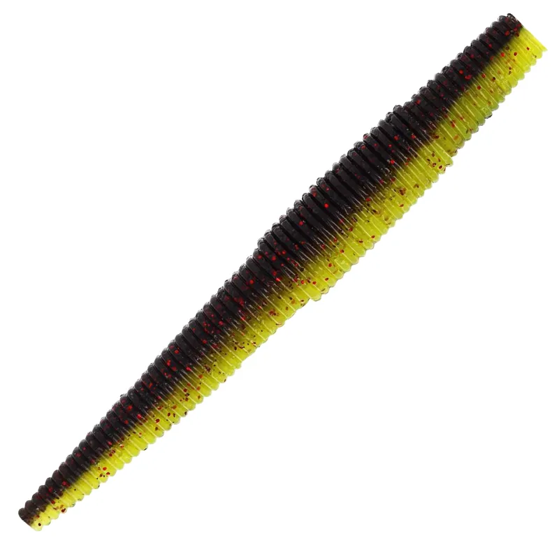 Westin Ned Worm 7cm - 3g - Black/Chartreuse