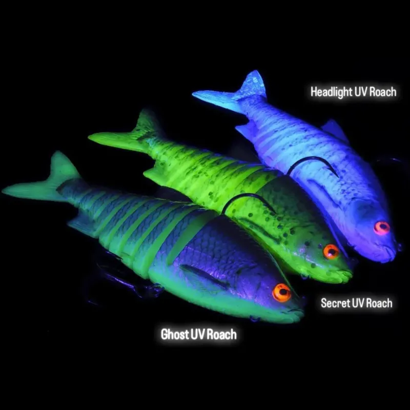 Westin Ricky the Roach Multi Jointed R2F Ghost UV Roach Limited Edition - 14cm - 41g