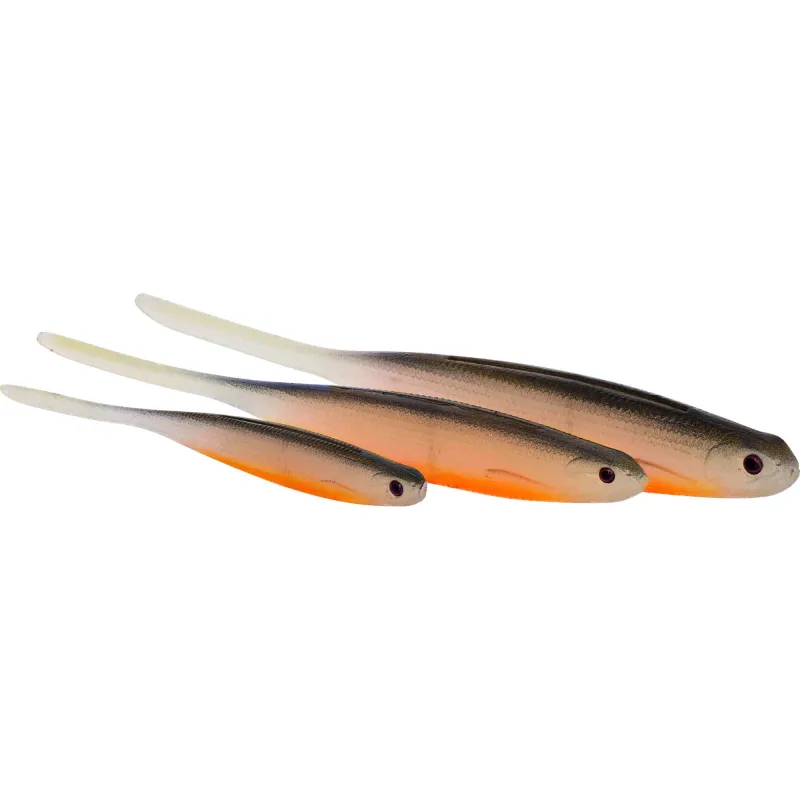 Westin ShadTeez Pin-Tail Hot Olive - 8cm - 1,4g - 3 Stück