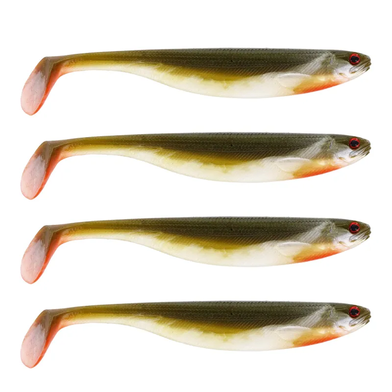 Westin ShadTeez Slim 7.5cm - Bass Orange - 3g - 4 Stück